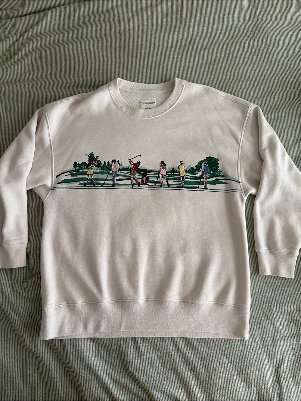 Abercrombie & Fitch Embroidered Golf Sweatshirt